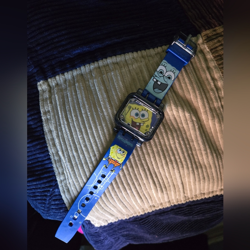 ⭐️Vintage SpongeBob SquarePants Blue Watch⭐️